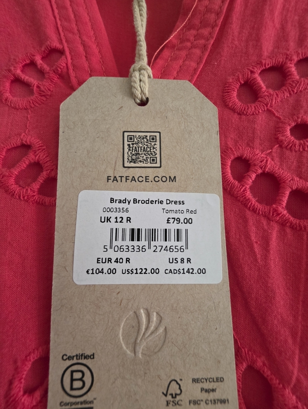 Fatface Size 8 Dress - Picture 3 of 5